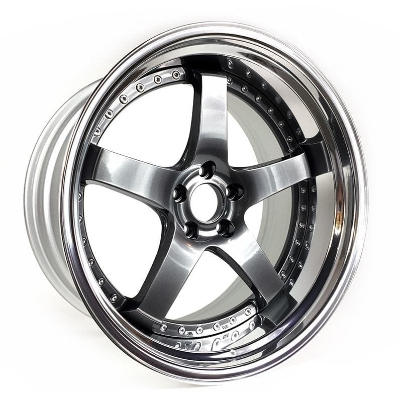 SSR Professor SP4 18x10.5 +43 SL 5/114.3 Titan Silver Wheel *SPECIAL ORDER-NO CANCELLATION*