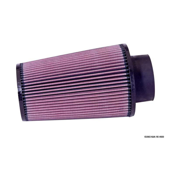 K&N RE-0870 Universal Clamp-On Air Filter 4in