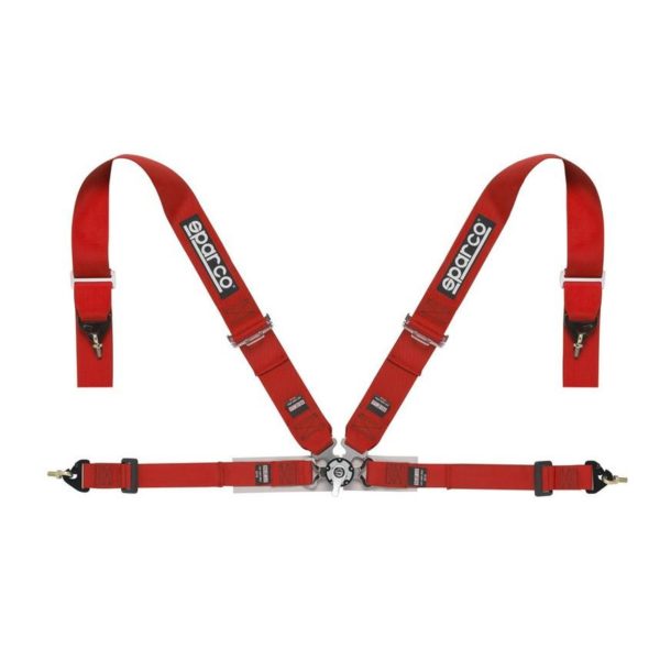 Sparco – 4 Points Harness – 3″ Red – Fia Approved – Universal – 04716M1