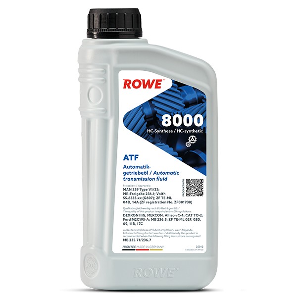 25012 Rowe HIGHTEC ATF 8000 – 1L Bottle